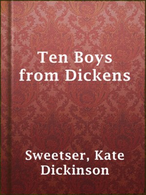 cover image of Ten Boys from Dickens